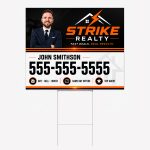 (10) Yard Signs and H-Stake 24"X18"
