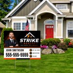 (10) Yard Signs and H-Stake 24"X18" - Image 2