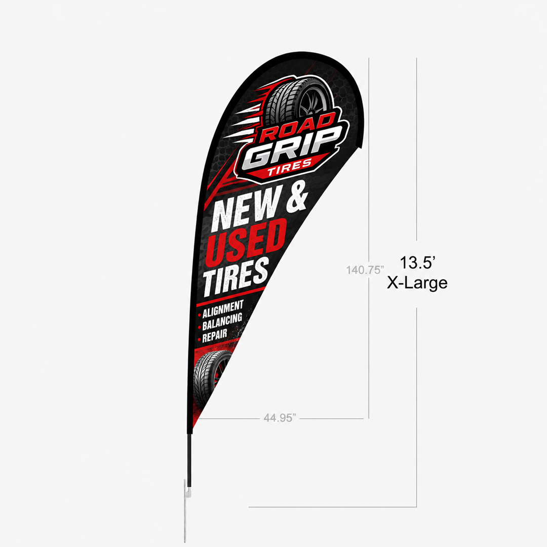 34980 Teardrop Flag - Image 1