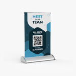 Table Top Banner Stand 11.5"x17.5"