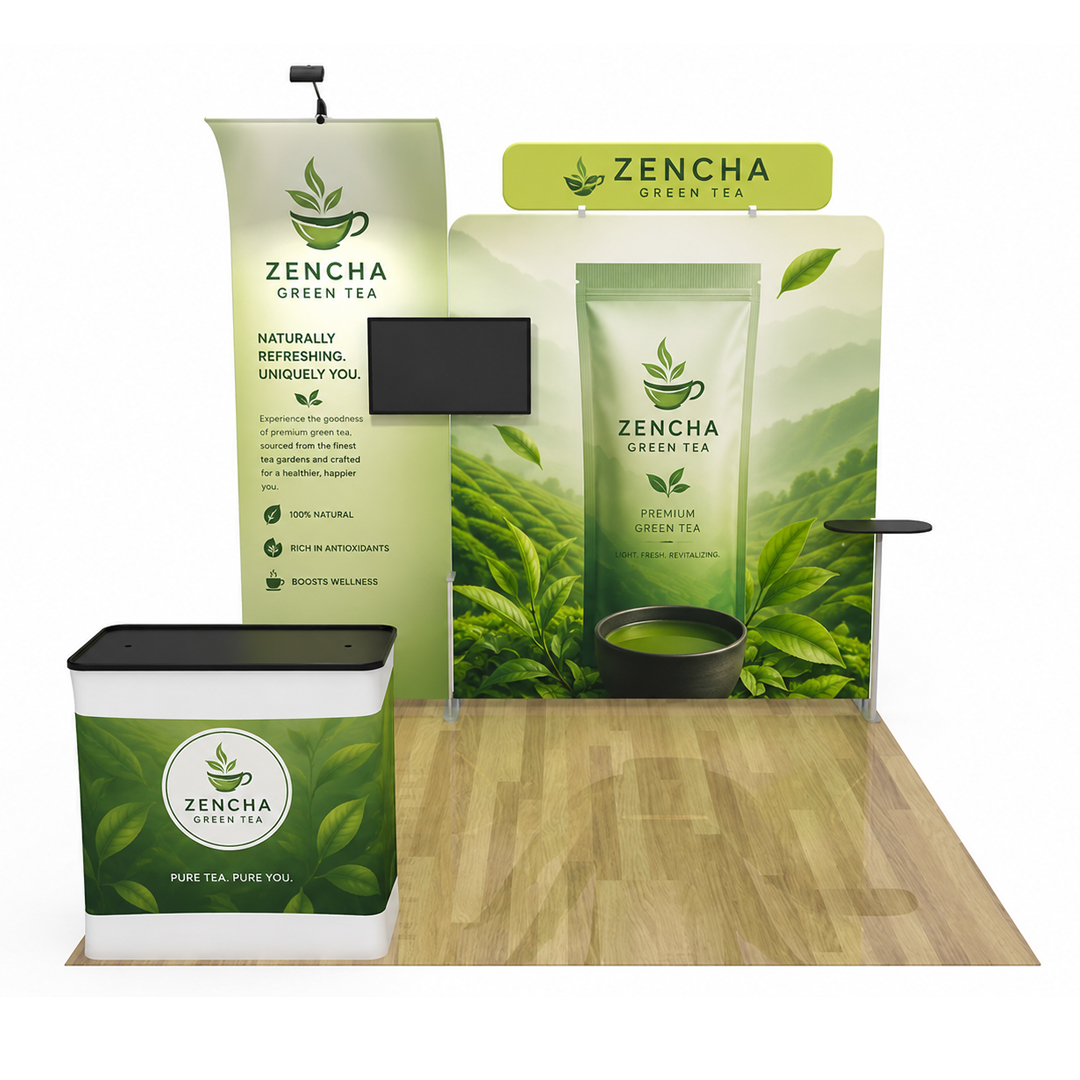 zencha 10X10 Custom Booth (4) - Image 1
