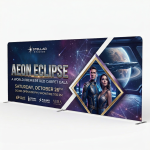 20ft Straight Tension Fabric Display