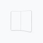 8ft Tension Fabric Display - Curve Shape - Image 3