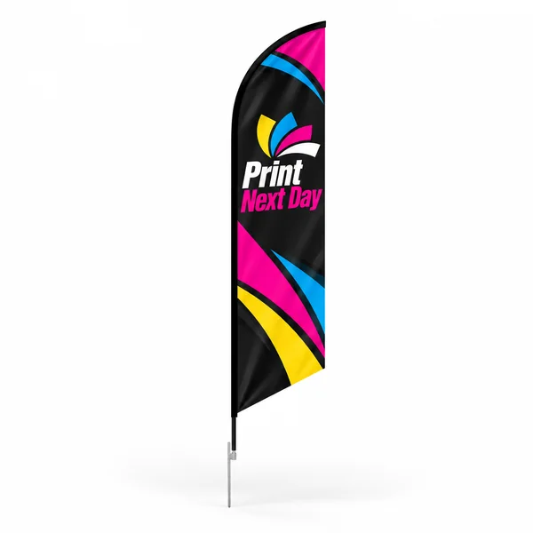 Print Next Day custom advertising feather flag