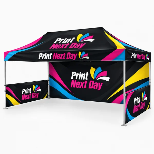 Print Next Day branded 10x10 trade show booth
